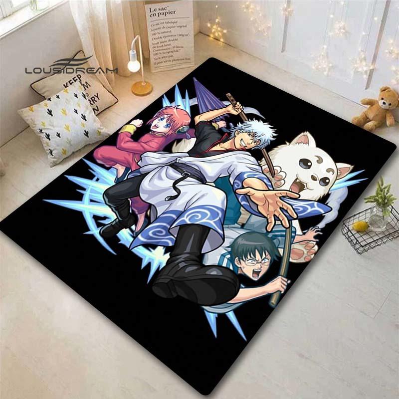 Alfombra para sala de estar GINTAMA, decoración del hogar, alfombras de juego, decoración de dormitorio, alfombras para sala de juegos infantiles, alfombras para mesa de comedor