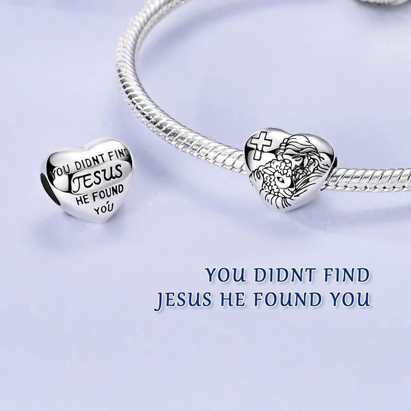 Charm S Copper Original Jesus Cross Charms Beads Fit Pendant Charm Bracelet Dangle For Women Diy Fine Jewelry Making