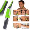 Batería verde Propulsado Recorte Recortador Afeitadora eléctrica Afeitado Barba Barbeador con luz LED para hombres