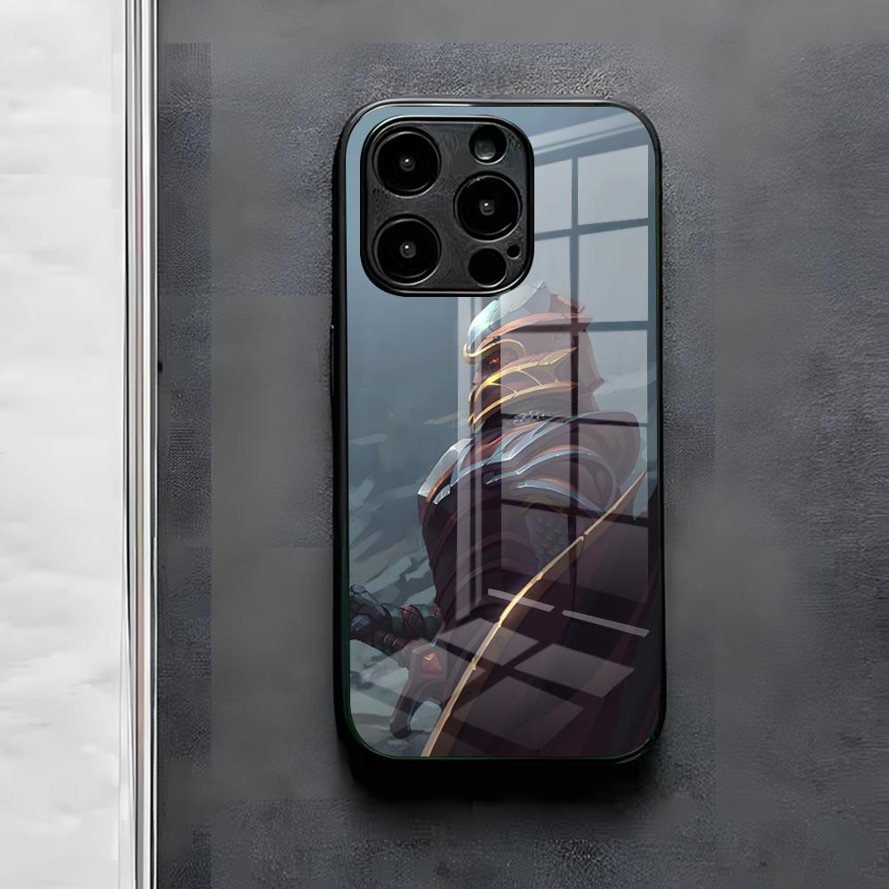 Game D-Dota 2 Phone Case For IPhone 17 Air 16 E Pro Max 15 14 13 Mini 12 Pro 11 Max Plus Black Glass Cover