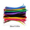 Chenilles Stems Pipe Cleaners Colorful Fuzzy Stick Soft Bend Stick Fuzzy Wire Stick for Adults