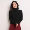 Women's High Neck Cashmere Sweater - 100% Pure, Long Sleeve, Korean Style, Autumn/Winter Knit Base Layer