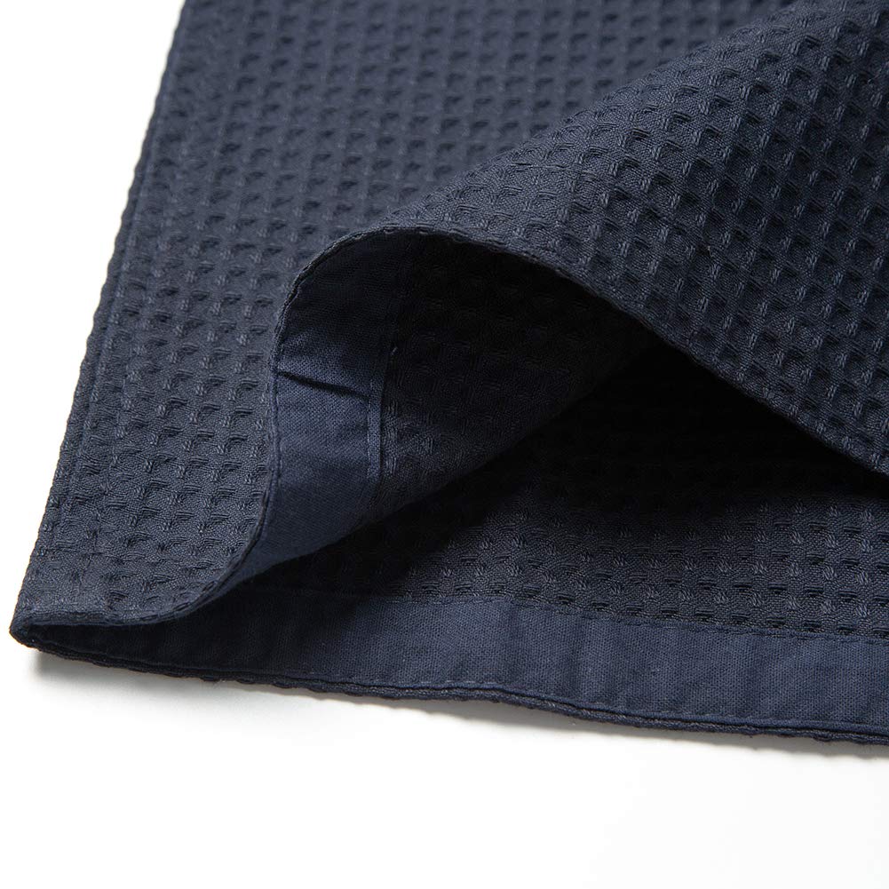 Kendo Honeycomb Waffle Navy 170cm [Chukenshi] Gi, Weave, Blue, Cotton,
