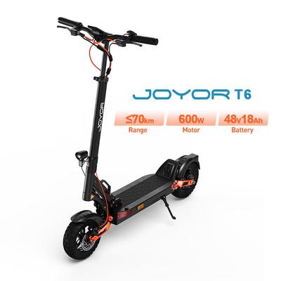 JOYOR T6 Adult Outdoor Folding E-Scooter 48V18Ah Battery 600W Motor City Electric Mountain Scooter 10 Inch Off-Road Electric Scooter