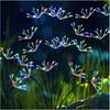 Solar Powered Fireworks Light Warm White 100LED Outdoor Garden Decoration Suitable for Garden Balcony Terrace Decoration Courtyard Path