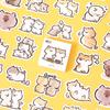 Journamm 46pcs Cute Bear Kawaii Creative Mini Sticker Decoration Diy Ablum Diary Scrapbooking Label Sticker Stationery Supplies