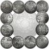 Twelve Constellation Commemorative Coins, Twelve Constellation Coins, European and American, Tarot Constellations, Retro