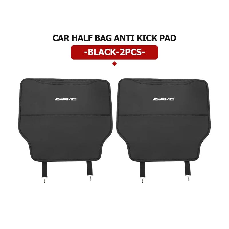 Leather Car Anti-dirty Seat Back Protective Mat Anti Kick Pad For Mercedes Benz AMG W202 W212 W213 W220 W221 W222 C180 C200 C260