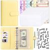 Macaron A6 PU Leather Binder & Cash Budget Notebook
