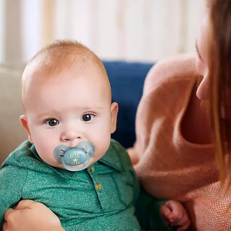 Ультрамягкая успокаивающая соска Philips Avent детские розовый — фото 14