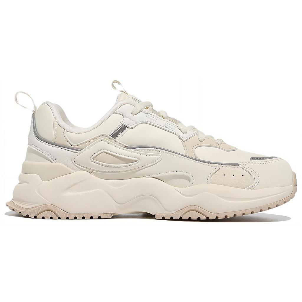 FILA Rayflide Leather Sport Refreshing Low-Top Casual Shoes Unisex sneaker Pearl-White 1RM02120E_926