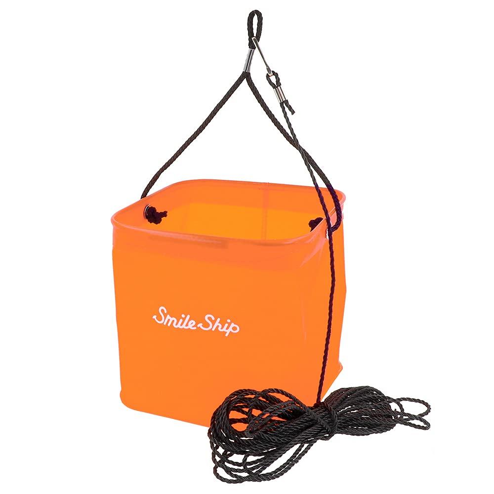 

TAKAMIYA SmileShip EVA Двустороннее ведро для воды с грузом, 21 см, Оранжевое