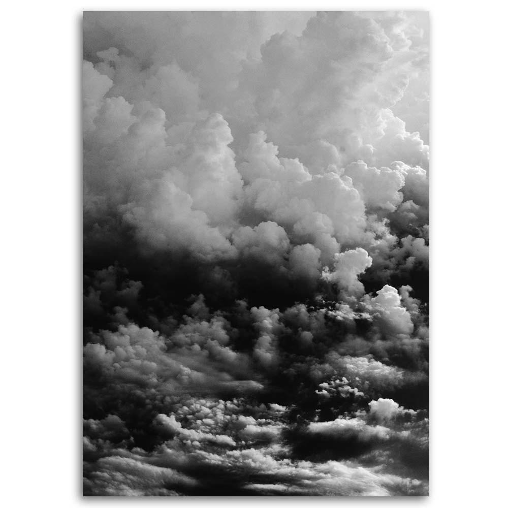 Canvas Print, Black Clouds