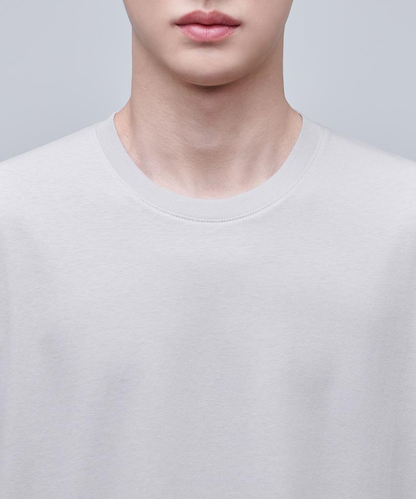 MUSINSA STANDARD Recycled Relaxed Crew Neck T-Shirt [Mushroom]