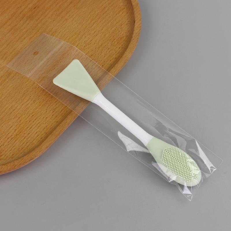 

Double-Headed Silicone Mask Brush Face Wash Mud Mask Scraper Beauty Tool Facial Massage Brush