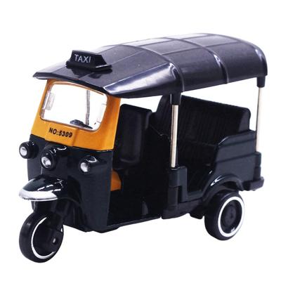 Moire Imports Tricycle Miniature Car Toy for Kids and and Christmas Tuk-Tuk Figurine, Adults, Birthdays, (Dark Green)