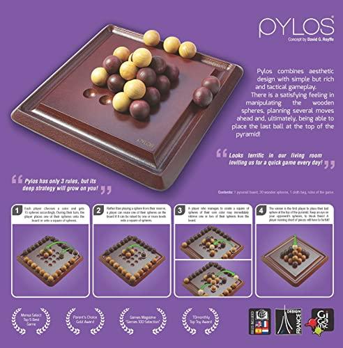 GIGAMIC PYLOS [Official Japanese Distributor] Board Game, Tabletop Game, Educational Toy, Brain Training Toy for Kids, France