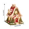 Small House Incense Burner Festive Snow House Incense Burner Winter Holiday Desktop Decoration Xmas Party Ornament for Christmas