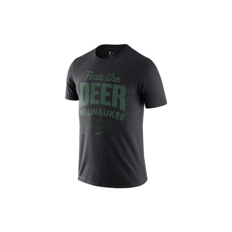 Nike T Shirts Men's Black Crew Neck Moderate Straight Fit CK8814-010
