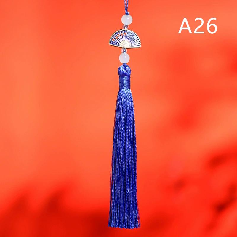 5Pcs Fan Tassels Bookmark Tassels Silky Handmade Soft Craft Tassels With Loops For Diy Crafts Jewelry Making Party Decor