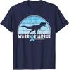 Warrior Prostate Cancer Awareness Dinosaur Support Unisex T-Shirt