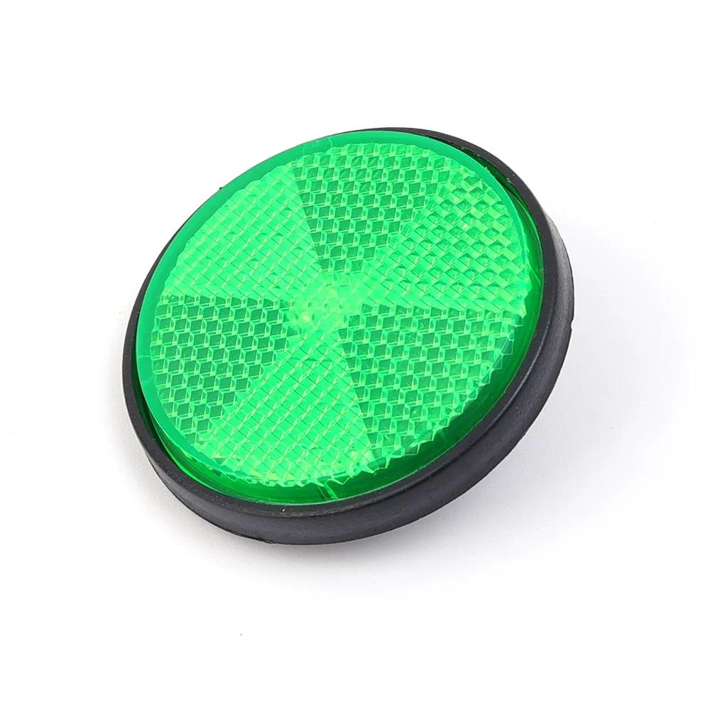 Reflector circular pentru motocicletă, vehicul electric, bicicletă, impermeabil, rezistent la praf, reflector de avertizare nocturnă, fixare cu șurub hexagonal de 6 mm