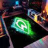 Tappeto logo Werder Bremen per Soggiorno Camera da Letto Casa Decorazione Divano, Tappetino Antiscivolo per Giochi Bambini