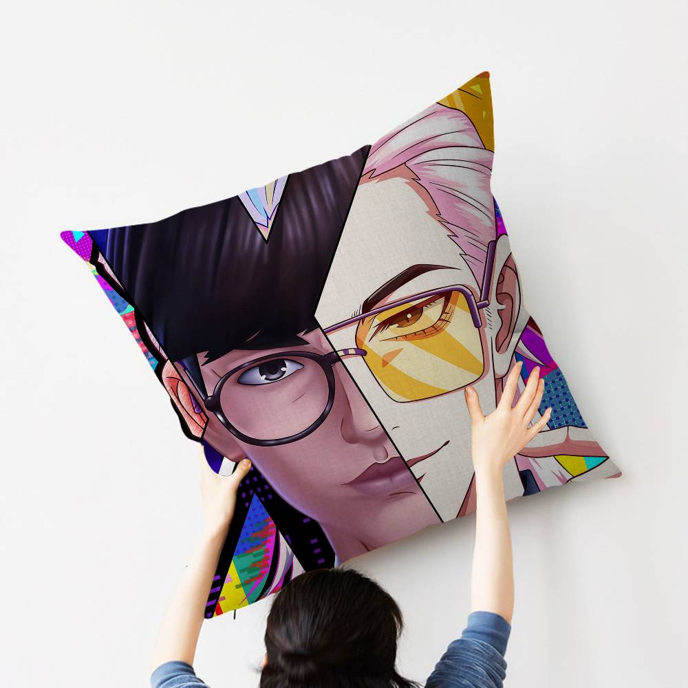 TO BE H-HERO X Anime Cushion Cover Pillow Cover Decor Pillowcase Printed Cushion Case for Couch