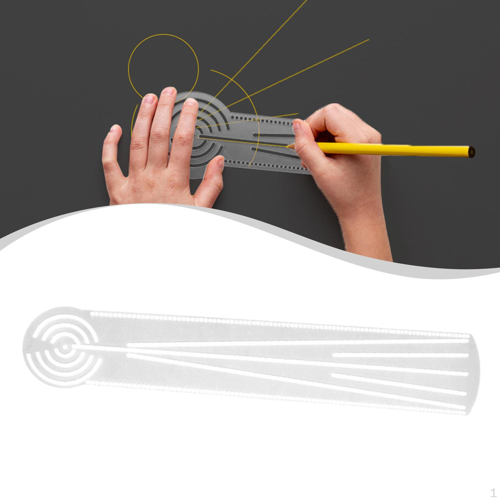 Mandala Art Template Drawing Ruler Professional Minimalist Drafting Tool