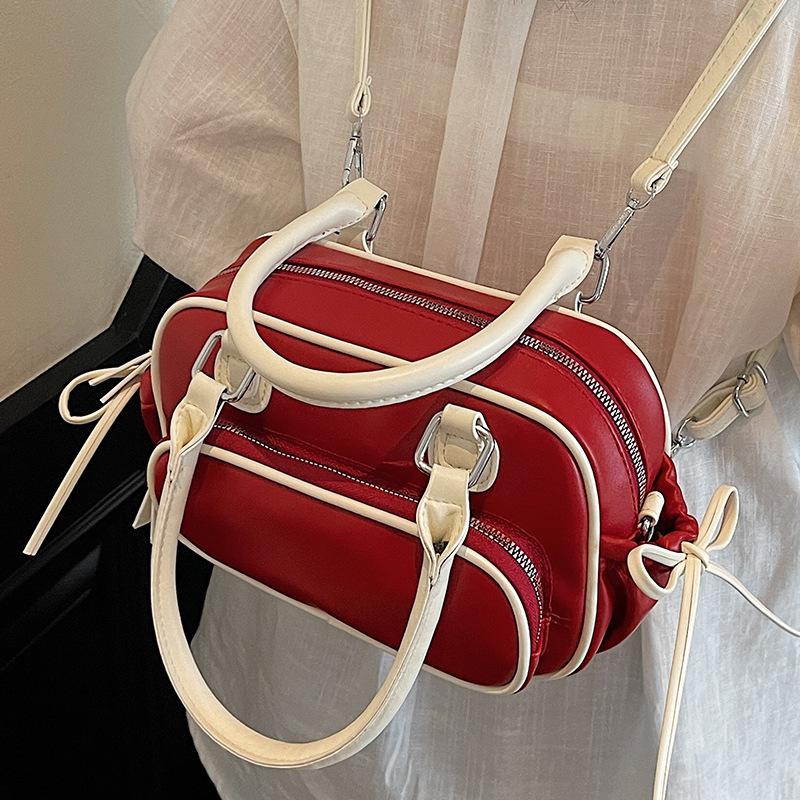 New messenger bag women's 2025 new portable small square bag trendy fashion backpack simple shoulder bag