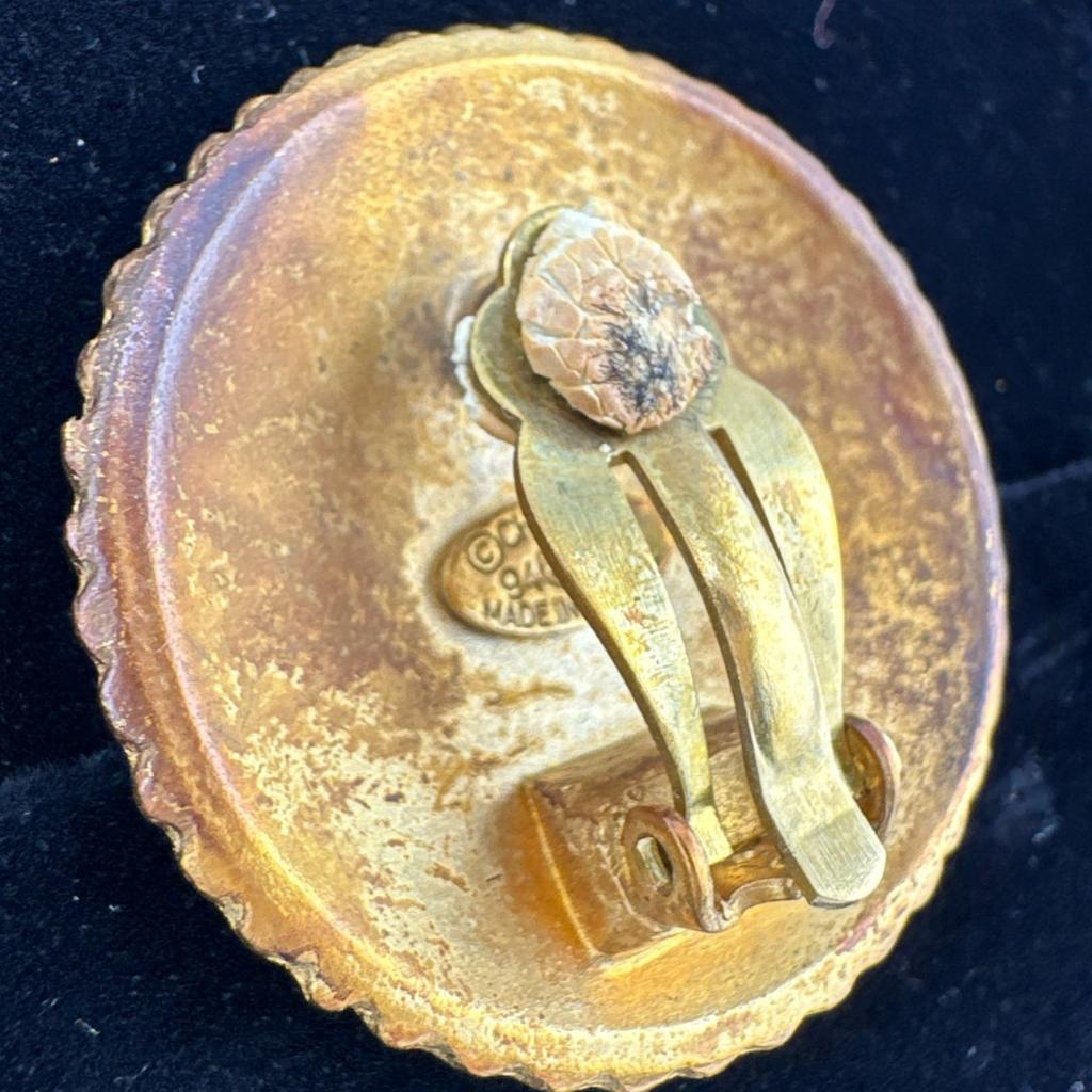 CHANEL Vintage large Circle Earring gold Women Used