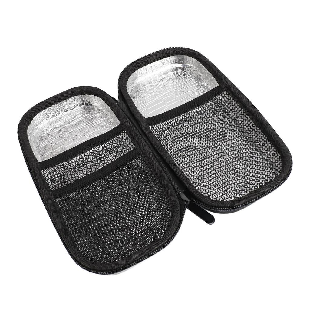 Carcasă de călătorie cu insulină, portabil, ușor de curățat, durabilitate lungă, organizator portabil izolat pentru medicamente