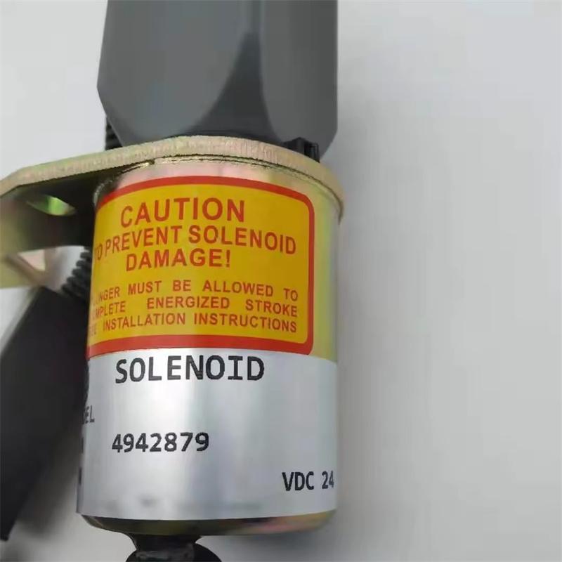 Diesel Engine Parts Fuel Shut Off stop Solenoid 24V 4942879  FOR Cumm 6CT 6L