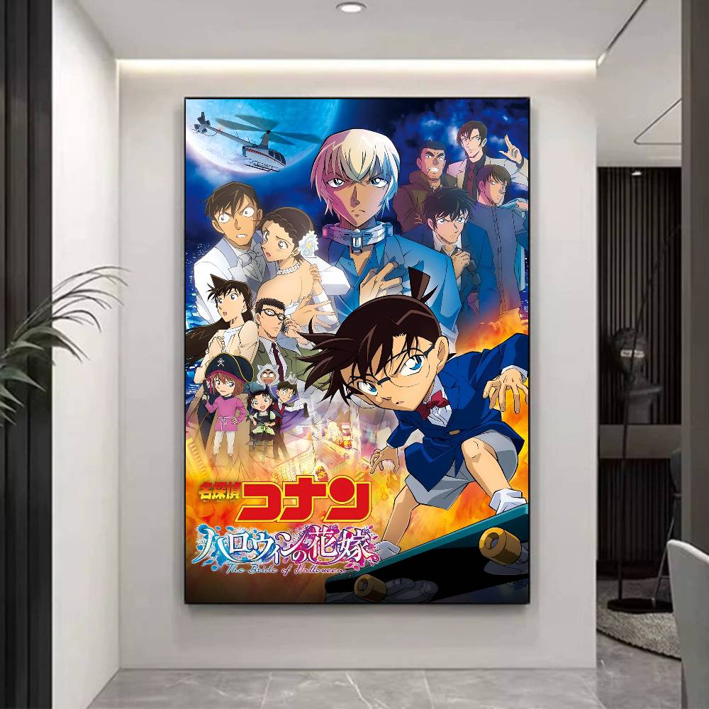 Anime D-detective Conan Classic Vintage Posters Whitepaper Prints Posters Artwork Kawaii Room Decor