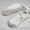 Men's Breathable Slip-on Casual Wide Toe Canvas Shoes - Summer White Barefoot Style
