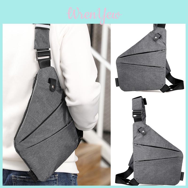 High-grade Oxford Cloth Crossbody Bag Ideal For Casual Business Or Travel With Adjustable Design