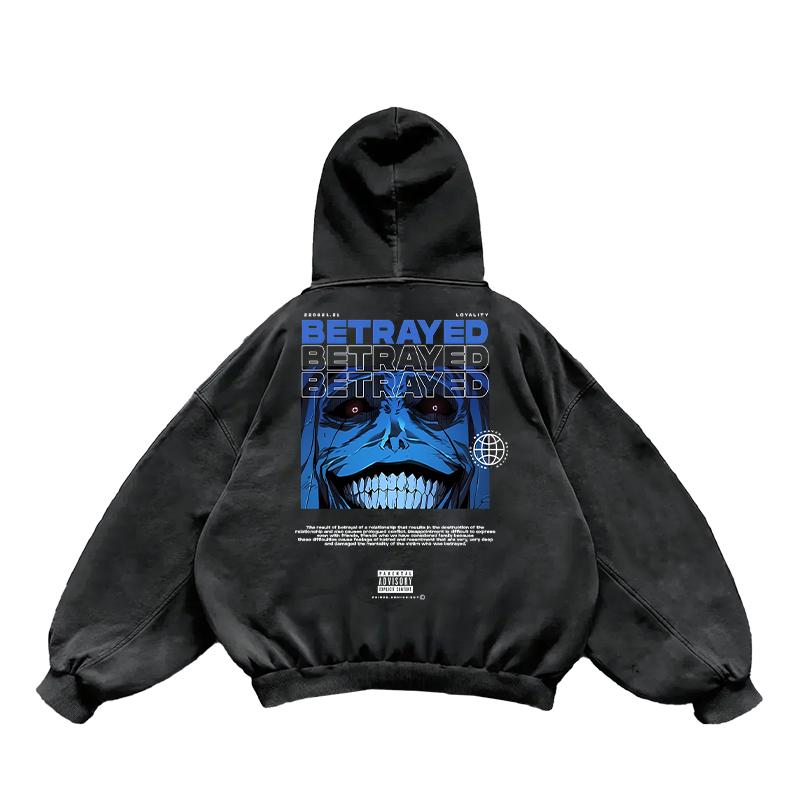 Anime Solo Leveling Sung Jin-Woo Cool Printed Hooded Men Women Washed Cotton Hoodies Loose Casual Sweatshirt Harajuku Pullover