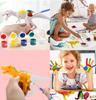 6/8Pcs Unpainted Diy Dinosaur Paint Kit 3D Blank Dinosaur Figures Craft Painting Set Montessori Educational Creative Graffiti