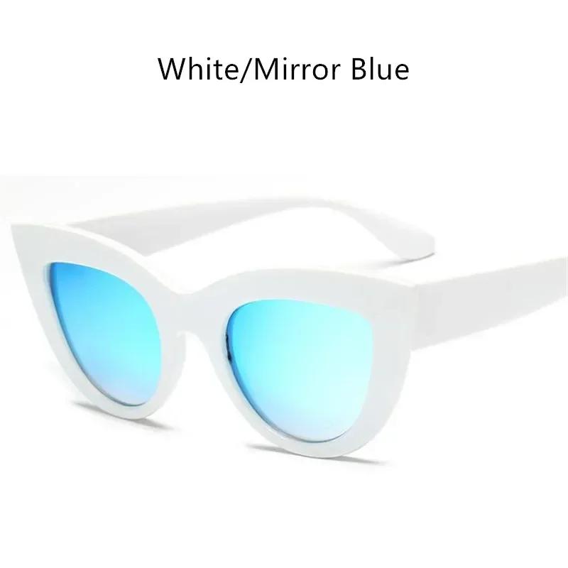 Vintage Cat Eye Sunglasses Woman Brand Designer Retro Sun Glasses Female Fashion Mirror Outdoor Shades Gradient