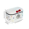 WallMounted Tissue Box, Drill Toilet Paper Holder, Bathroom Organizer Creamy White