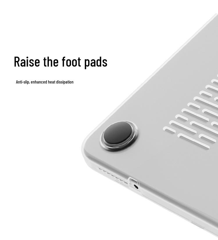 MacBook Neo Transparente Kristall Schutzhülle