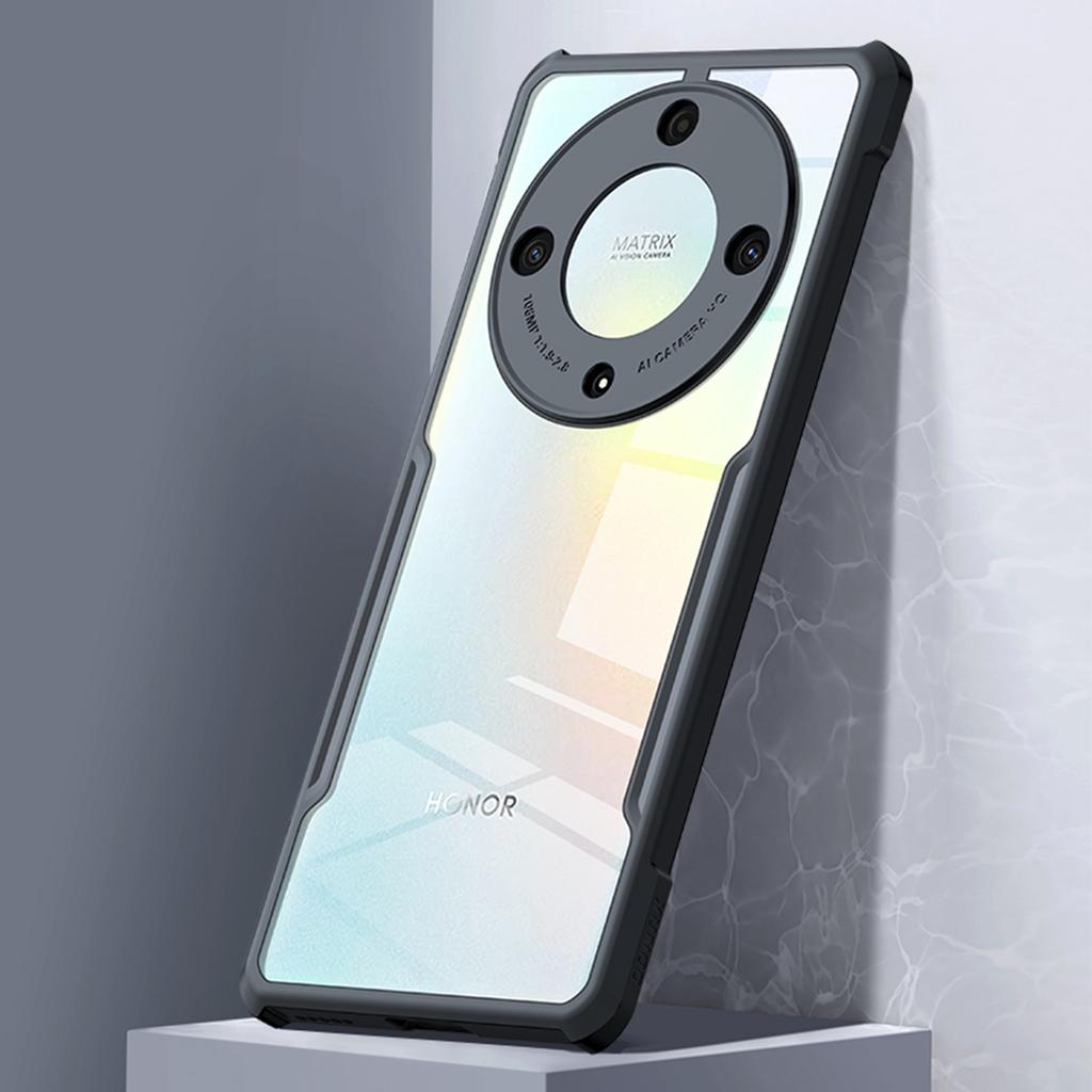 XUNDD For Honor X9a 5G/Magic5 Lite 5G Mobile Phone Shell Cover Clear Acrylic+TPU Phone Case