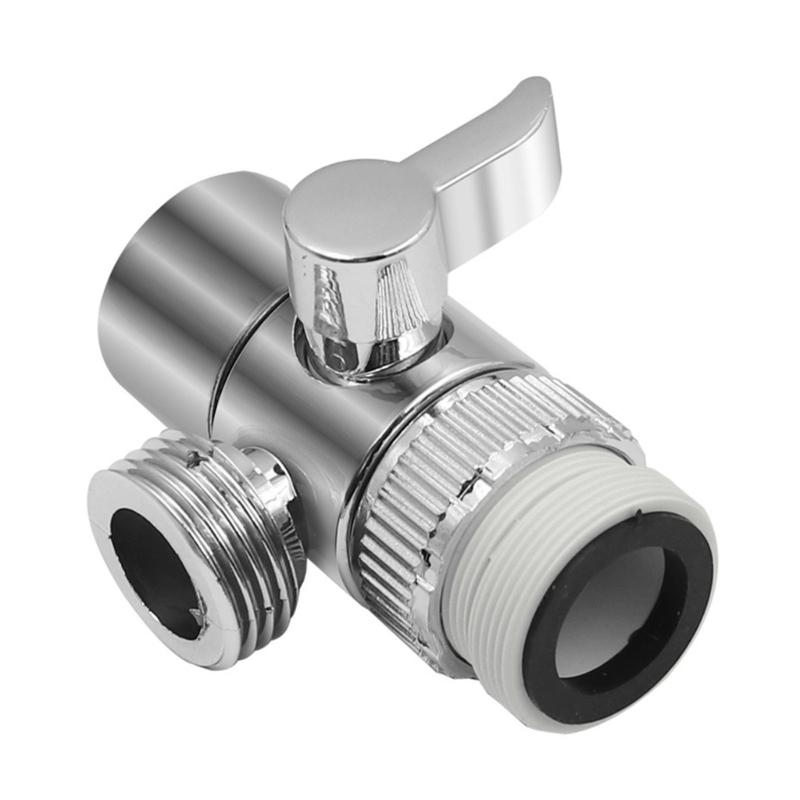 Upgrades Split Faucet Adapter with Double Function Two Way Tap Connector 360 Rotation  Sprayings for  Bathroom & Kitchen Use