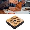 Matriță de tăiat piele în formă de floare Metal Artizanat din piele Artă pe hârtie Cutter Matriță de perforat Instrument de meșteșugărit