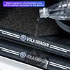 2026 Hot For Volkswagen VW 5Pcs Car Logo Door Sill Threshold Anti-scratch Protector Stickers For VW R-Line GTI Golf 6 7 Polo CC