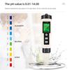Hydrogen Water Tester Monitor H2 PH ORP TEMP Meter 4 in 1 Water Quality Analyzer Rich Hydrogen Test Pen for Aquariums Pools Spa