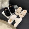 Internet celebrity Mao Mao slippers women's autumn and winter 2025 new outer wear fashionable versatile thick bottom comfortable cross cotton drag