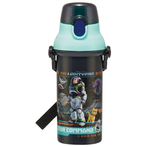 

Skater Children s Plastic Water Bottle, 480ml, Antibacterial, Disney Buzz Lightyear Design, for Boys, Made in Japan (PSB5SANAG-A)