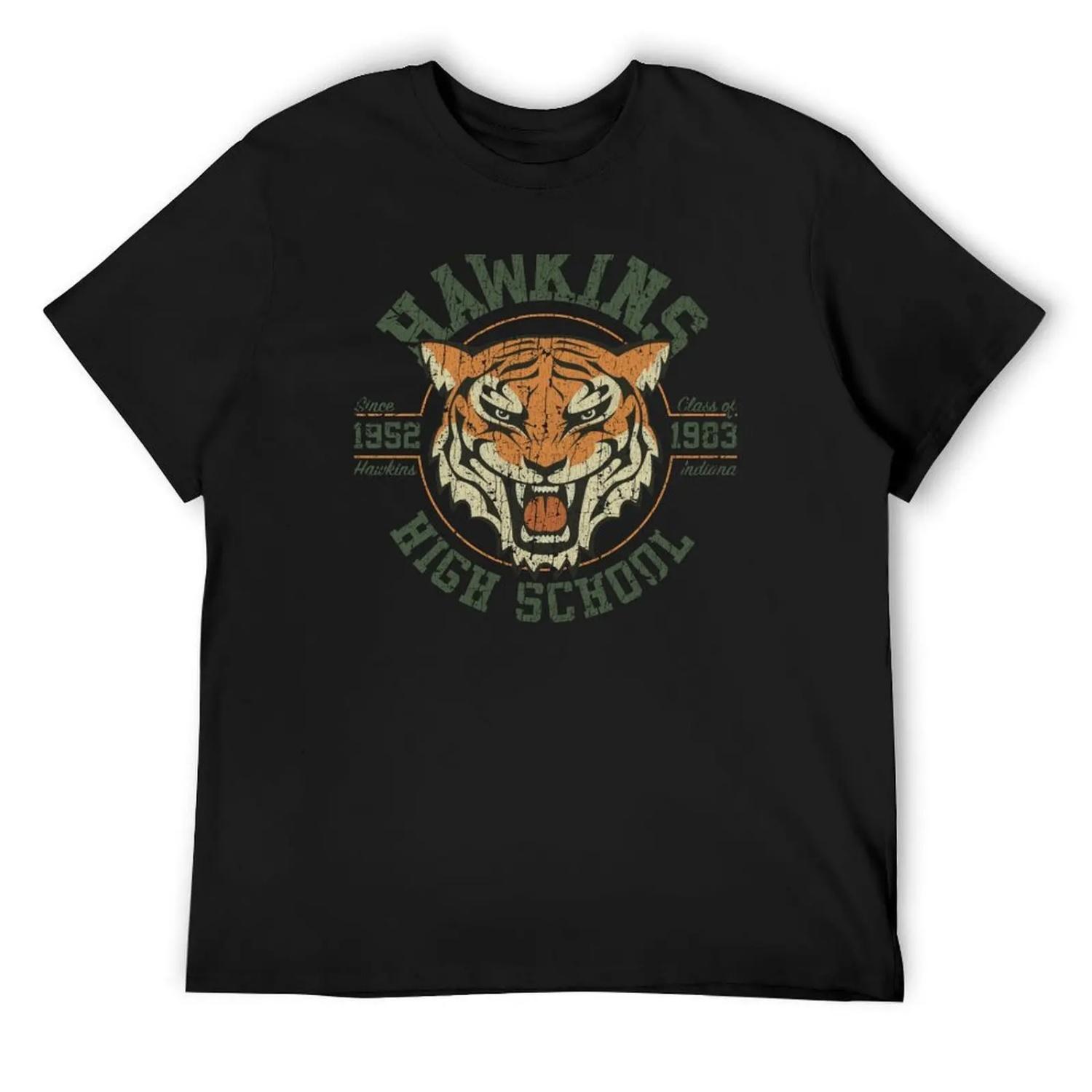 Hawkins High School 1983 T-Shirt graphic t shirts anime Short sleeve tee anime figures mens fashion S