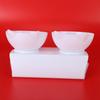 Transparent body Cat Feeding Bowl Slant mouth design Dog Food Bowl  Puppy kitten use